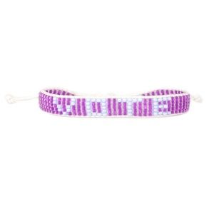Ubuntu Life Nordstrom Purple VOTE Woven Bracelet